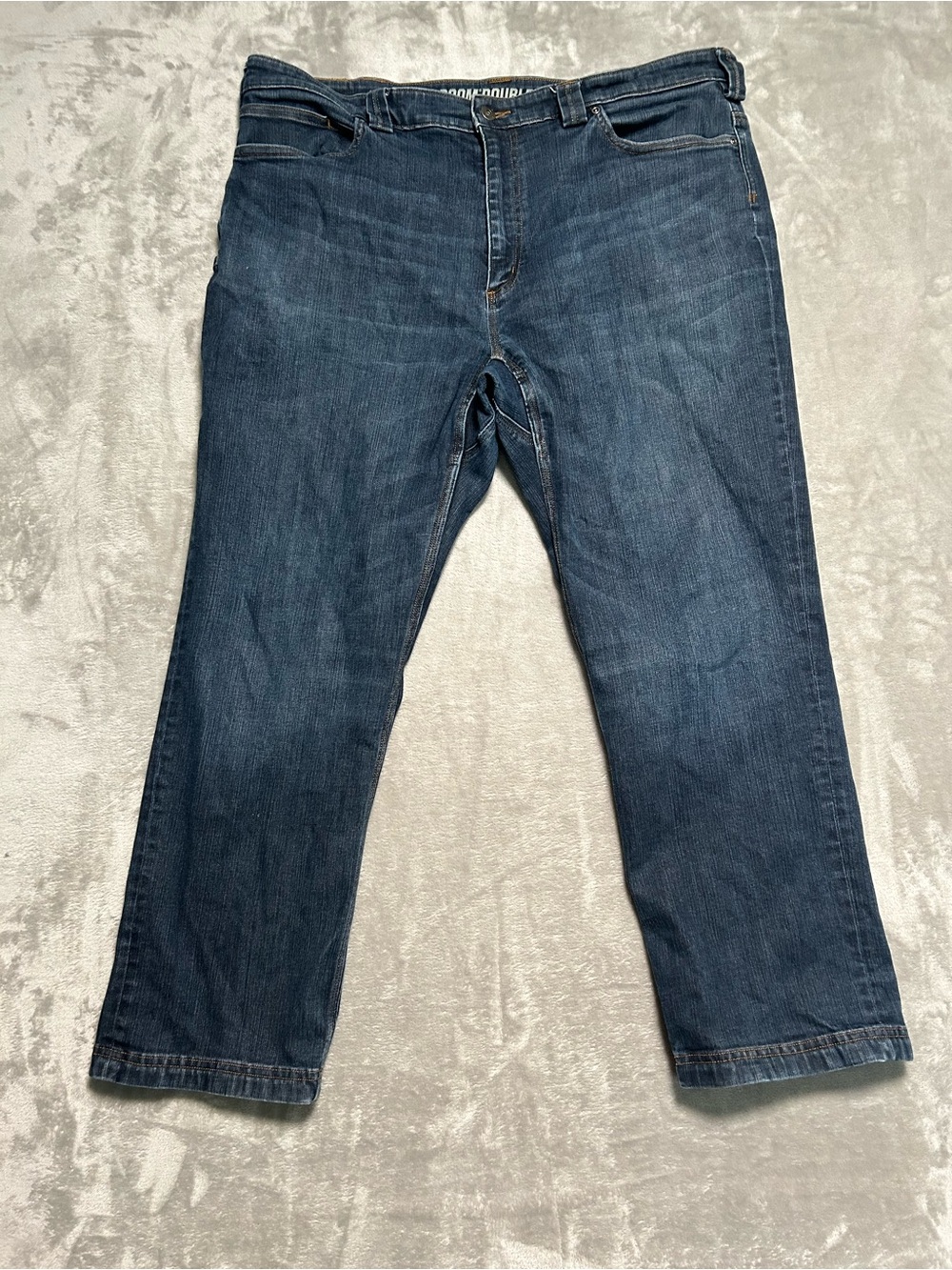 Duluth Ballroom Double Flex Relaxed Fit Jeans Menβs 40X30 Dark Wash